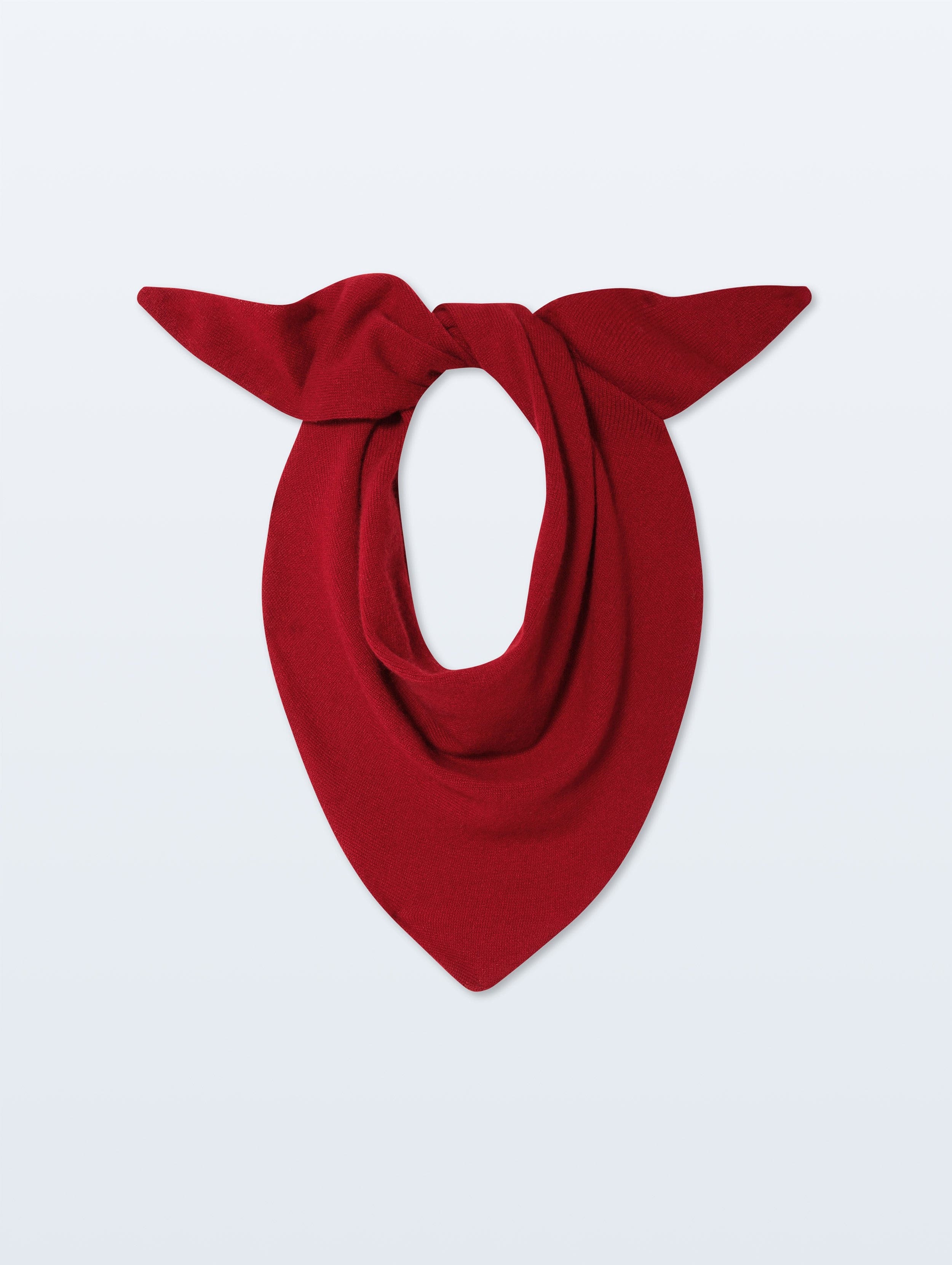 Cashmere Neckerchief | Deep Crimson