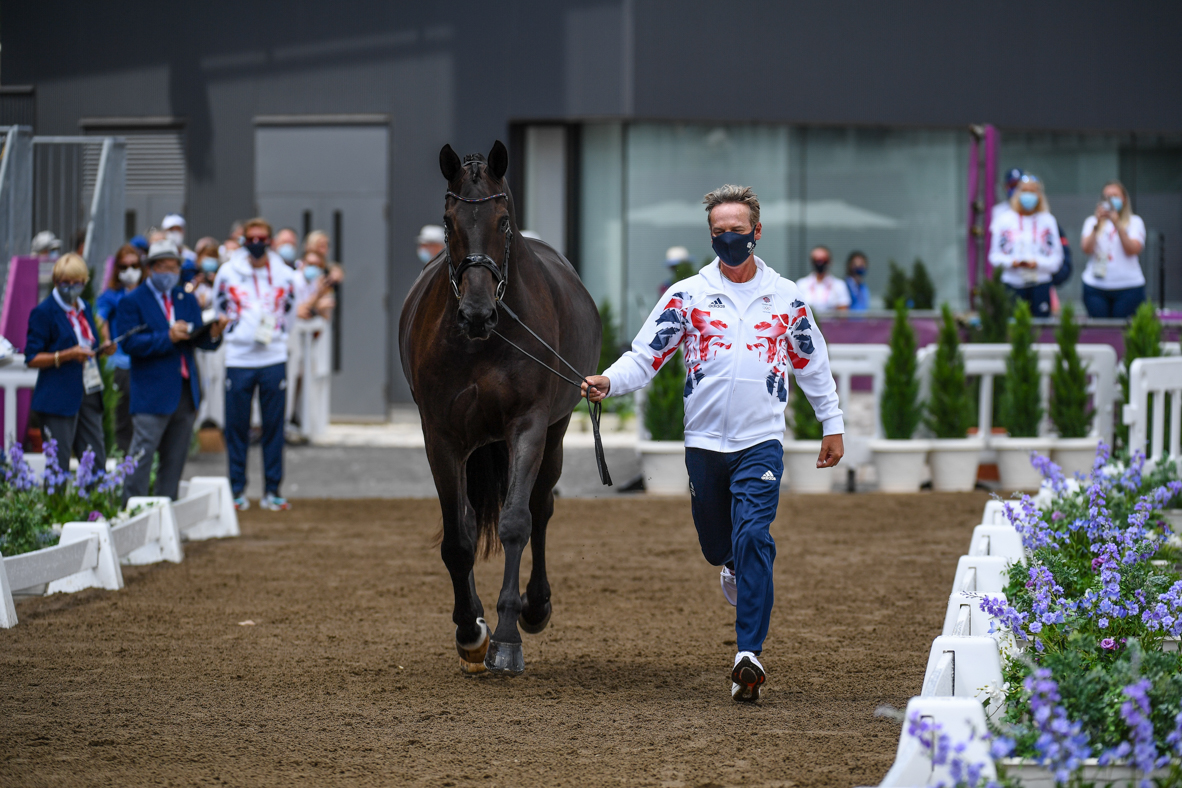 Tokyo Olympics dressage trot-up pictures