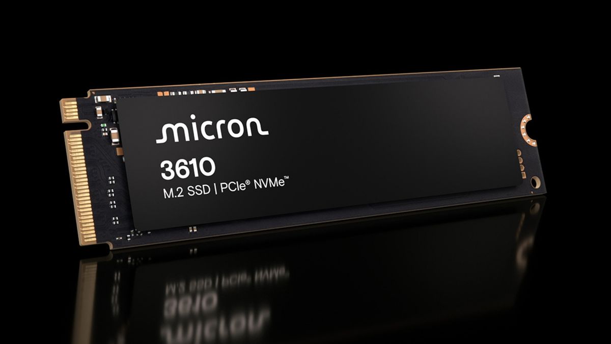 Micron announces 3610 SSD, the industry-first PCIe 5.0 QLC SSD available to OEMs — offers 4TB storage in a tiny single-sided M.2 2230 and 11,000 MB/s of performance