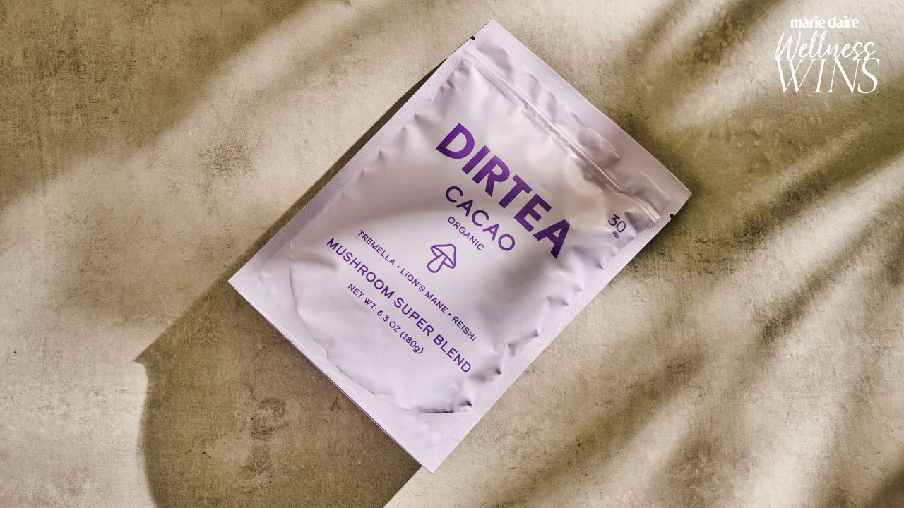 Dirtea Cacao review: A close up shot of the packaging