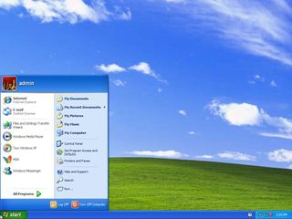 Windows XP Start menu