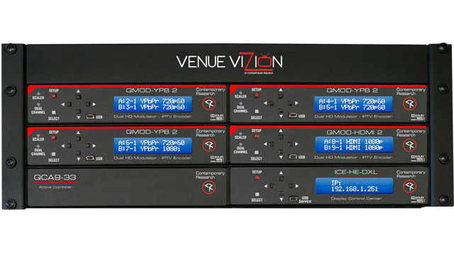 Contemporary Research Debuts Venue Vizion Media Distribution System