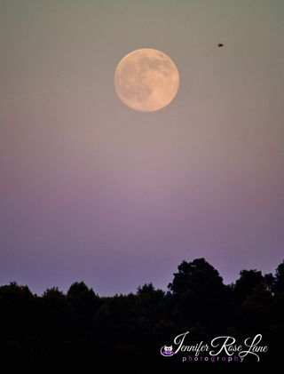Supermoon July 2014 Over West Virginia