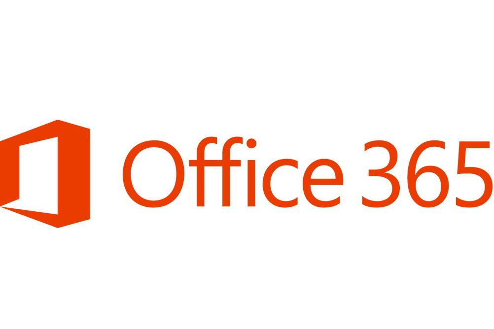 Office 365 logo in orange against a white background