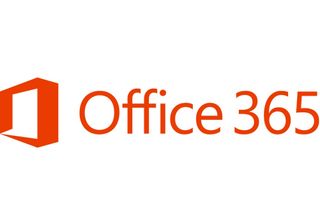 Office 365 logo in orange against a white background