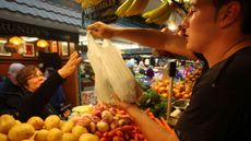 A fruit and vegetable market in Bolton