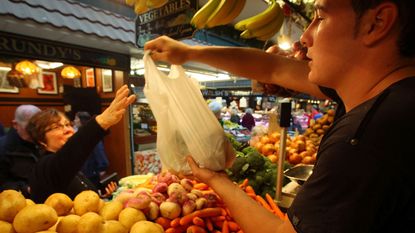 A fruit and vegetable market in Bolton