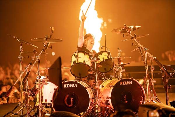 Metallica onstage in Amsterdam