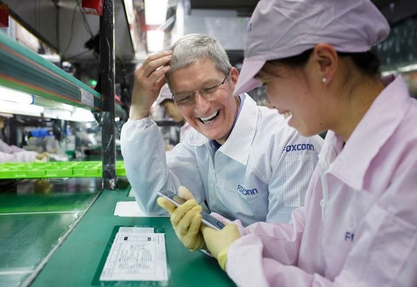 Tim Cook at Foxconn