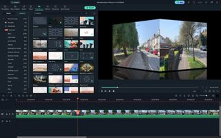 Video transitions in Wondershare Filmora video editing software