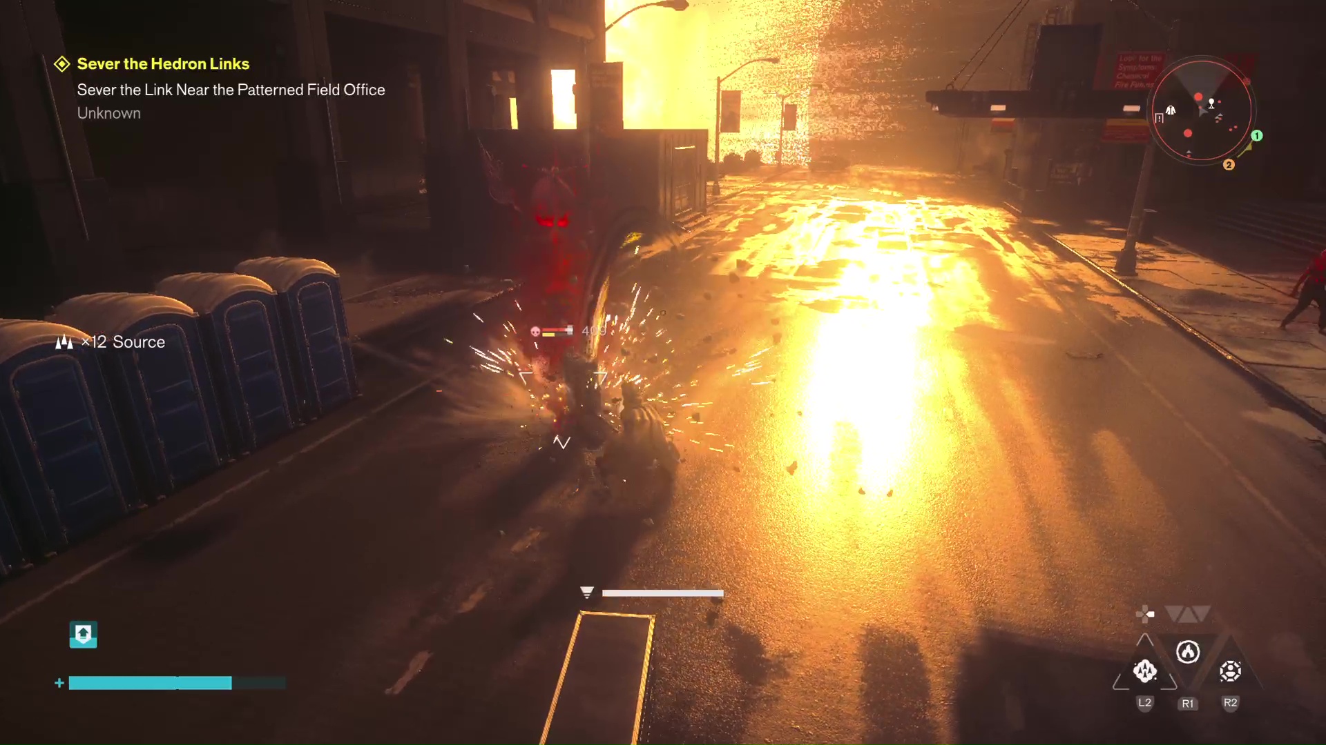 Dylan uses the Crush weapon form in Control Resonant