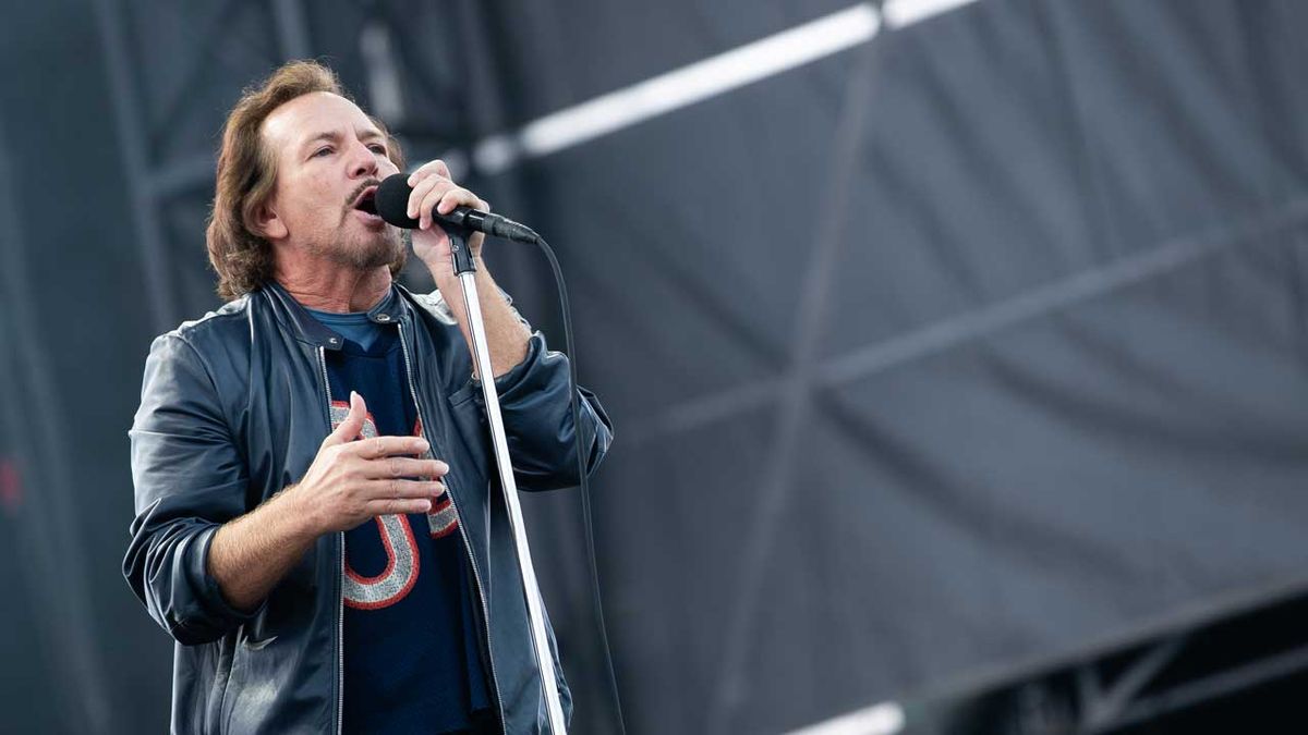 Eddie Vedder onstage in June 2024