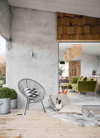 concrete house in Cornwall