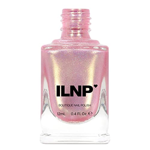 Ilnp Yes Please - Soft Pink Holographic Shimmer Nail Polish