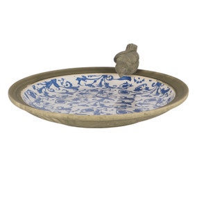 Fallen Fruits Ceramic Bird Bath