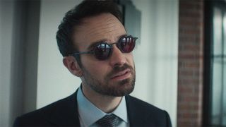 Matt Murdock looking at someone off-screen in Daredevil: Born Again episode 8