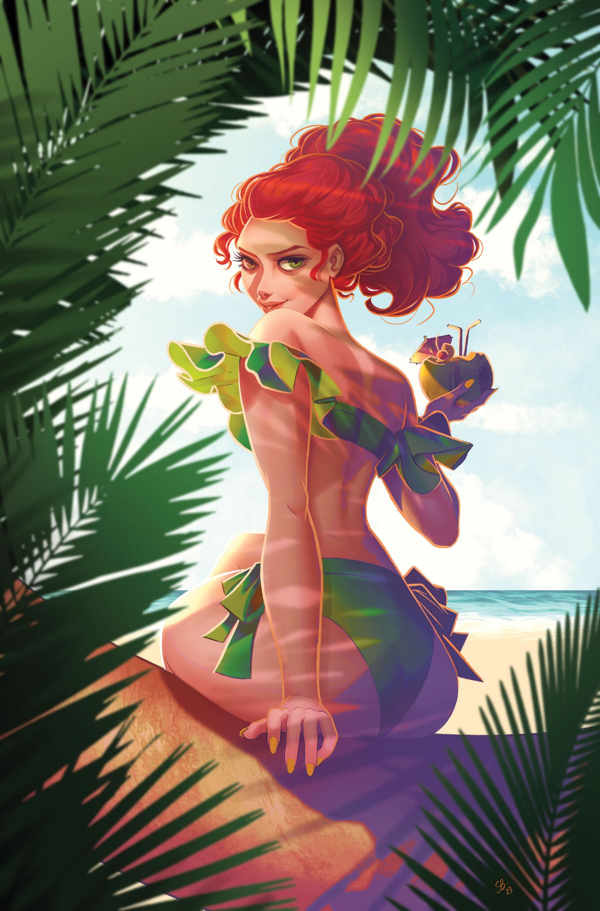 G'nort's Illustrated Swimsuit Special pin-up