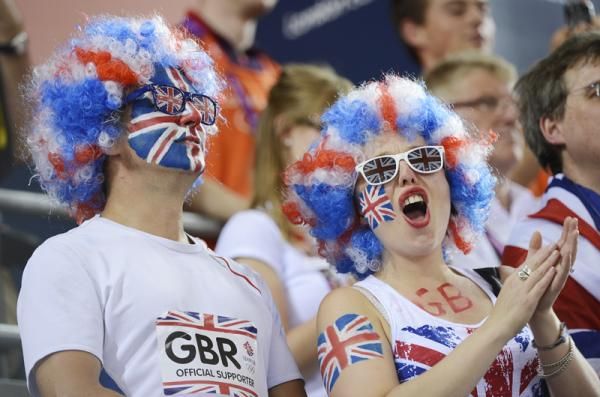 Guess who these fans are cheering for?