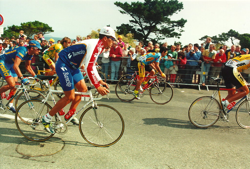 Miguel Indurain during the 1995 Tour de France