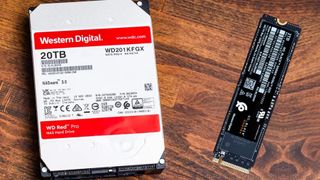 Western Digital Hard drive and M.2 SSD