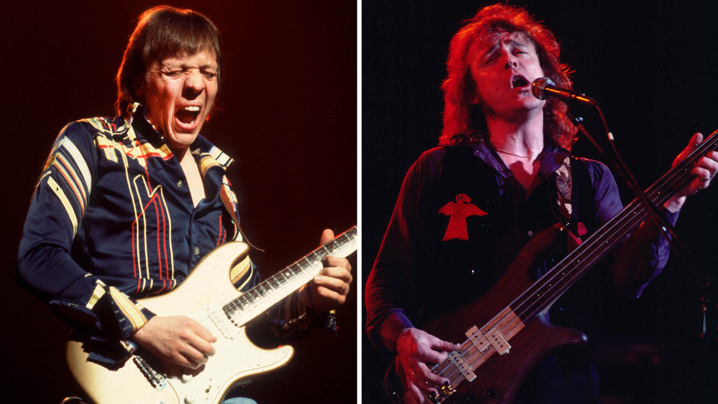 Robin Trower and Jack Bruce photographed circa 1980, just before they would collaborate on BLT.