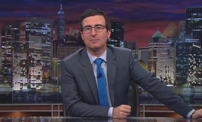 John Oliver's week off didn't stop him from predicting last week's news, two weeks ago