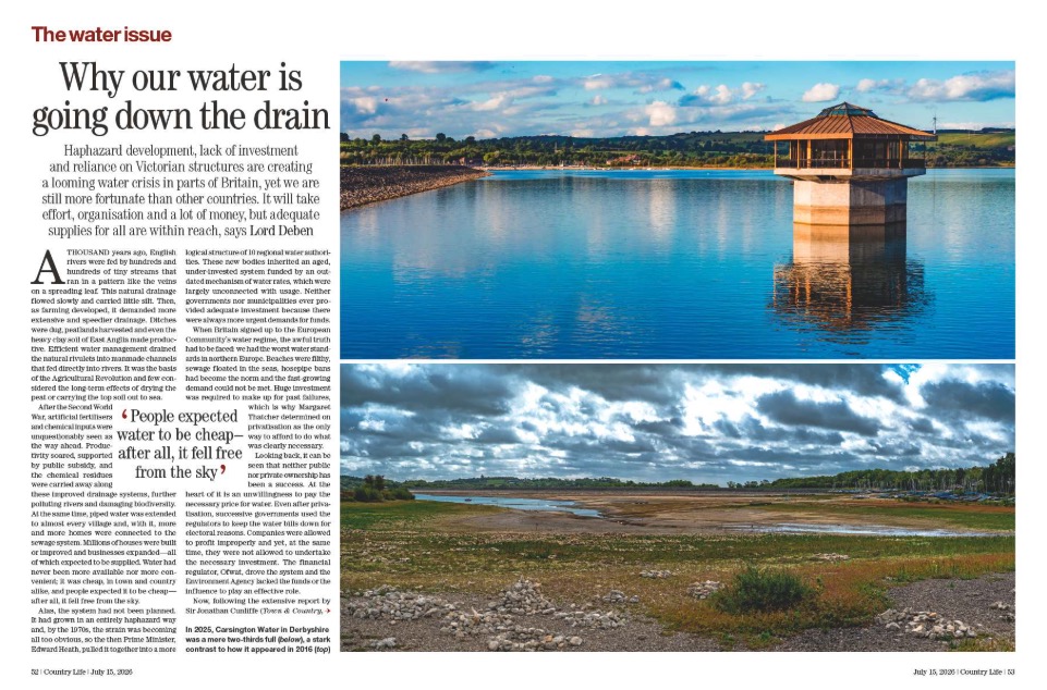 Spread from Country Life July 15, 2026