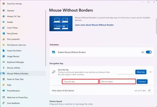 Mouse without borders connection