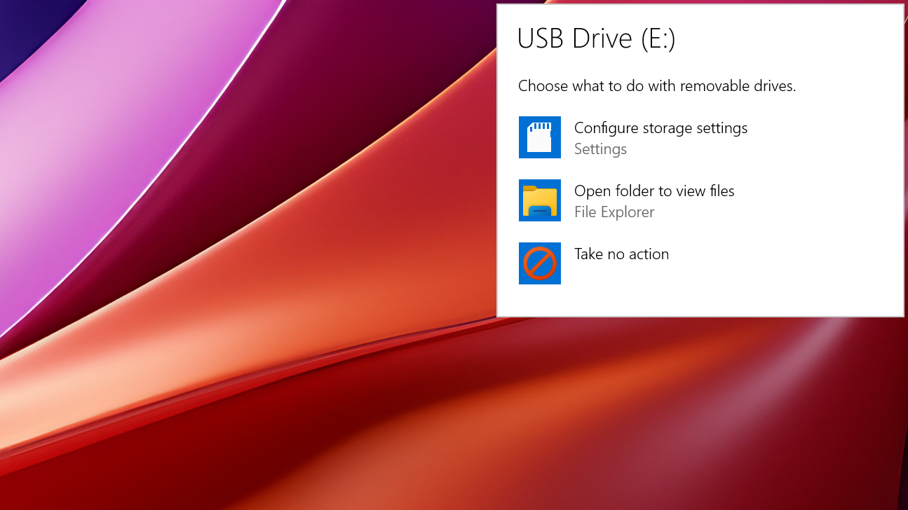 Autoplay menu