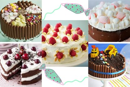 Cake decorating ideas: Chocolate fingers and cigarellos
