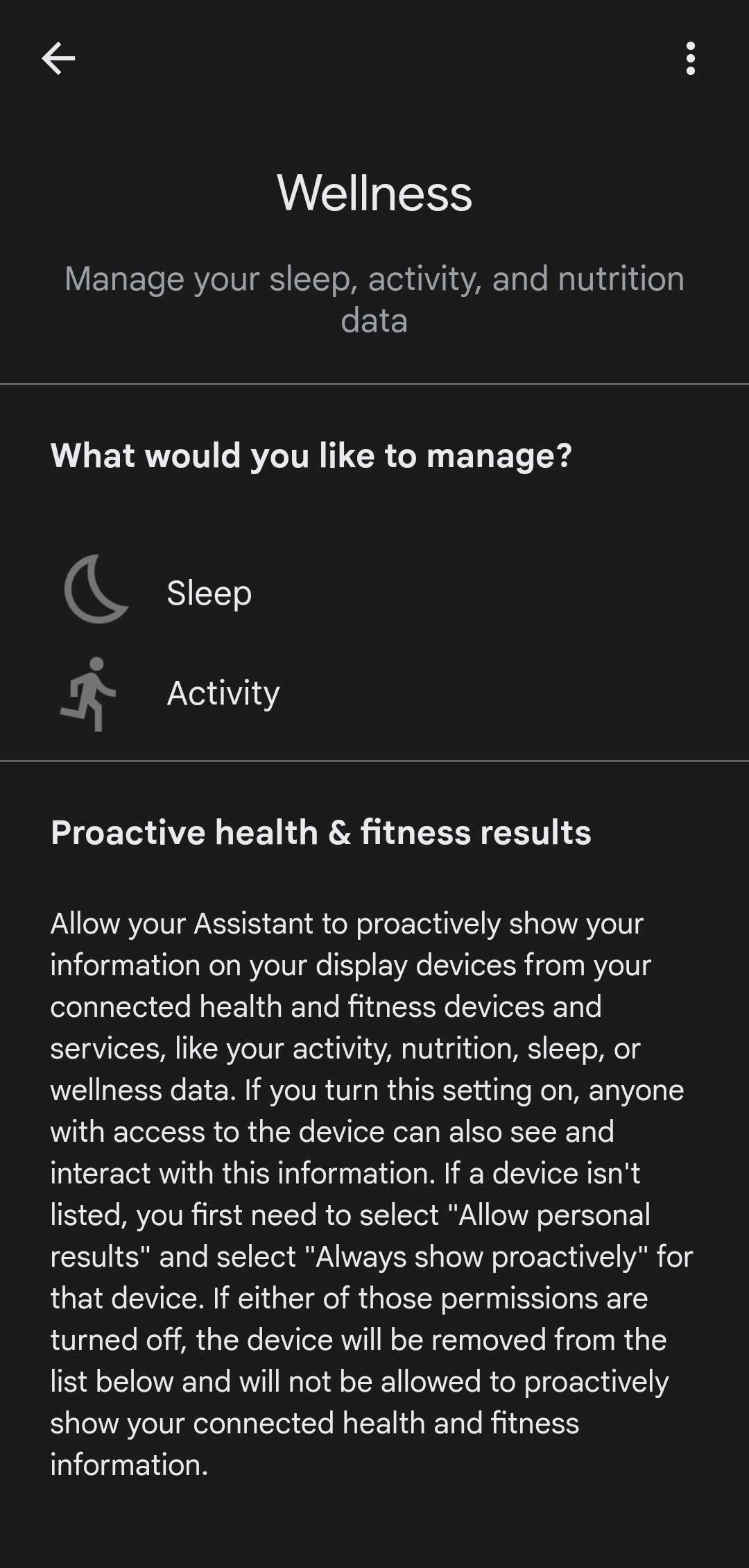 Google Fit and Fitbit integration with Assistant