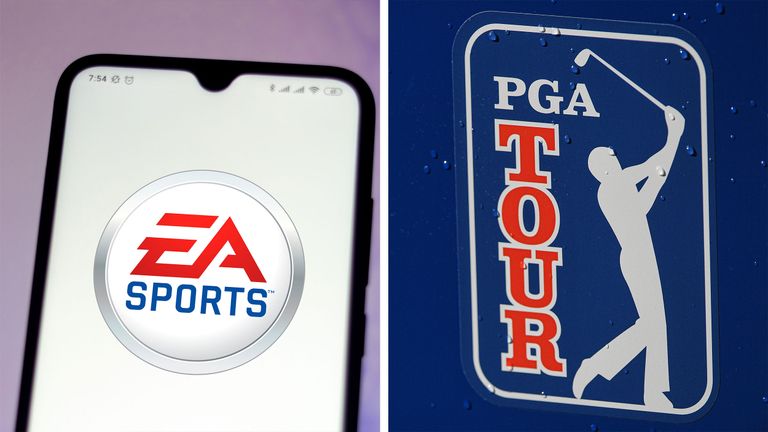 The EA Sports and PGA Tour logos