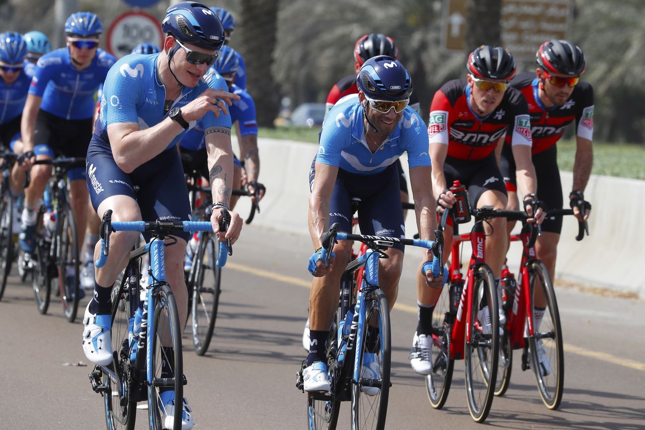 Jasha Sutterlin and Alejandro Valverde have a chat ahead of the stage