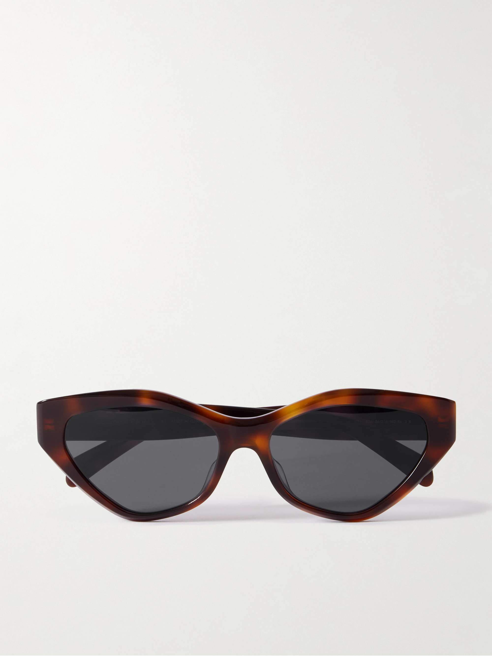 Triomphe Cat-Eye Tortoiseshell Acetate Sunglasses