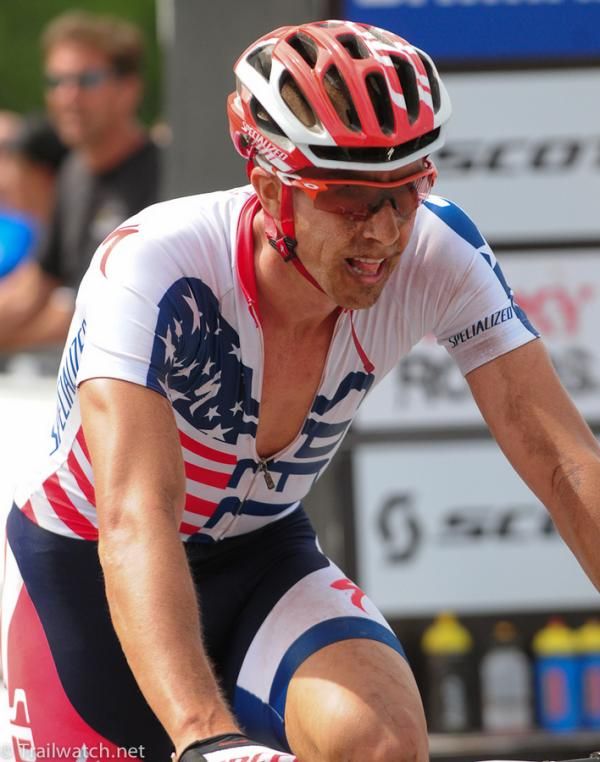 Todd Wells (Specialized) moved up dramatically late in the race