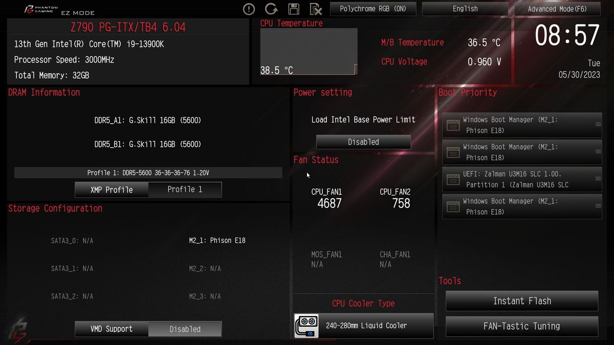 ASRock Z790 PG-ITX/TB4