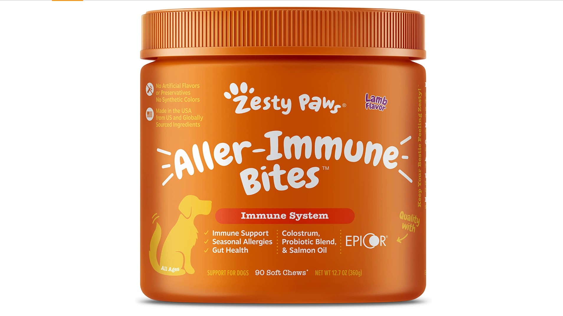 Zesty Paws Allergy Immune Supplement for Dogs