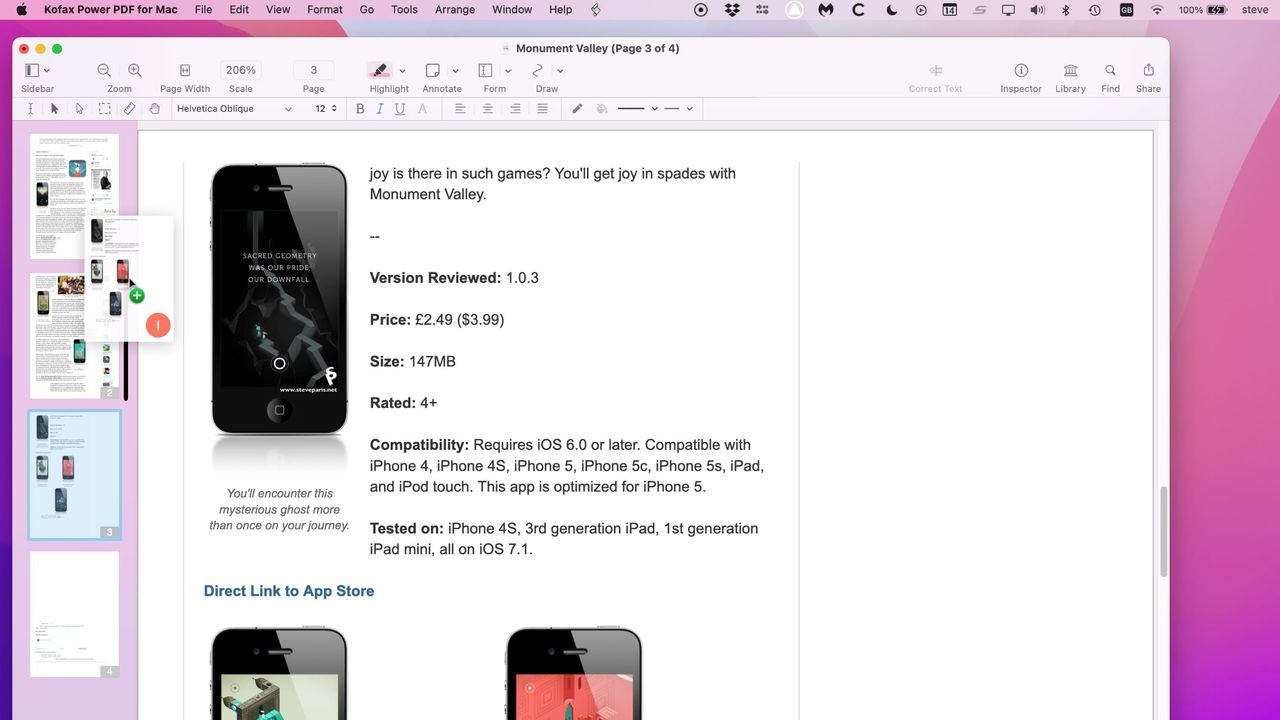 Screenshot of Pdf editor Kofax Power PDF
