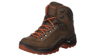 Best hiking boots: Lowa Renegade Mid Hiking Boot in brown with orange laces