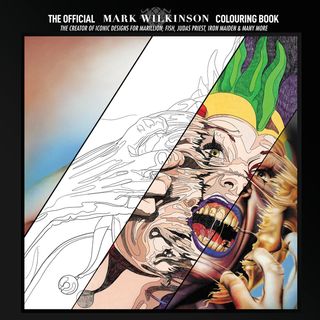 Mark Wilkinson colouring book cover 2022