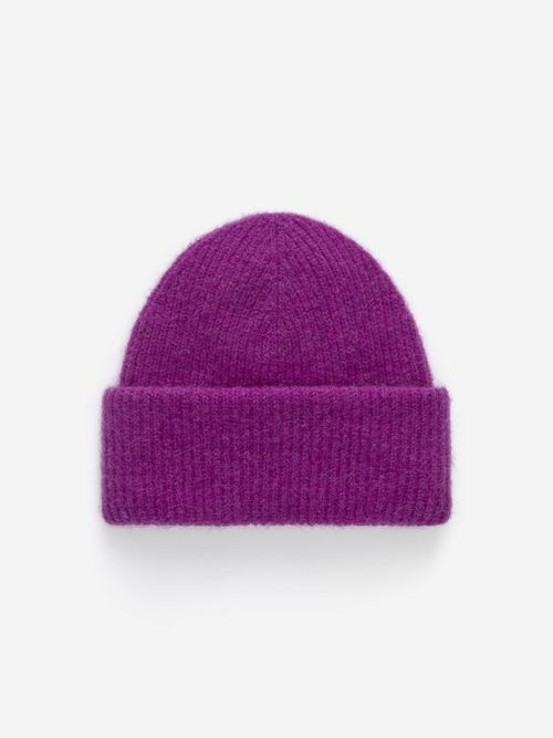 Alpaca-Merino Blend Beanie &ndash; Purple &ndash; Women &ndash; Arket Gb
