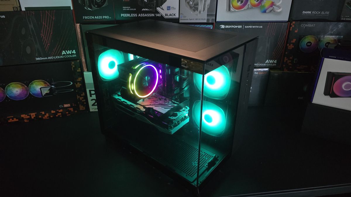 Montech King 65 Pro Case Review: Diffused lighting and dark glass