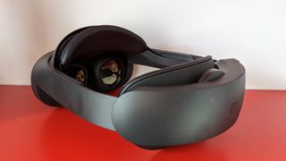 Meta Quest Pro review: VR headset inside with lenses