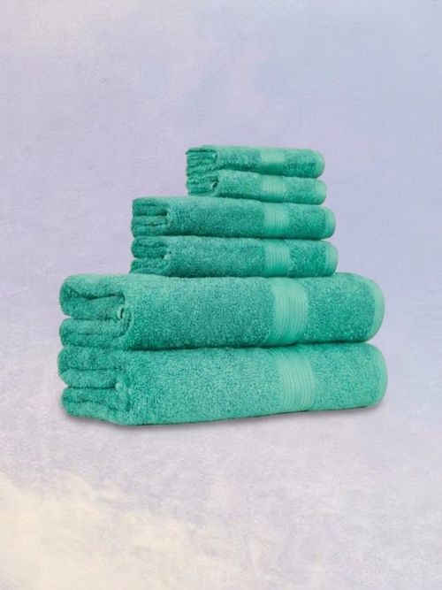 6-Piece Oversized Fade-Resistant Towel Set
