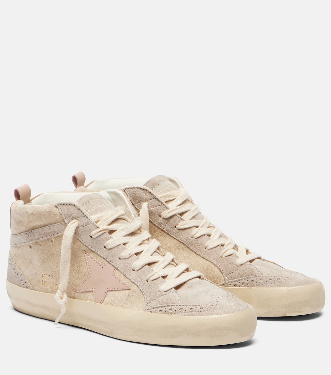 Mid Star Suede High-Top Sneakers