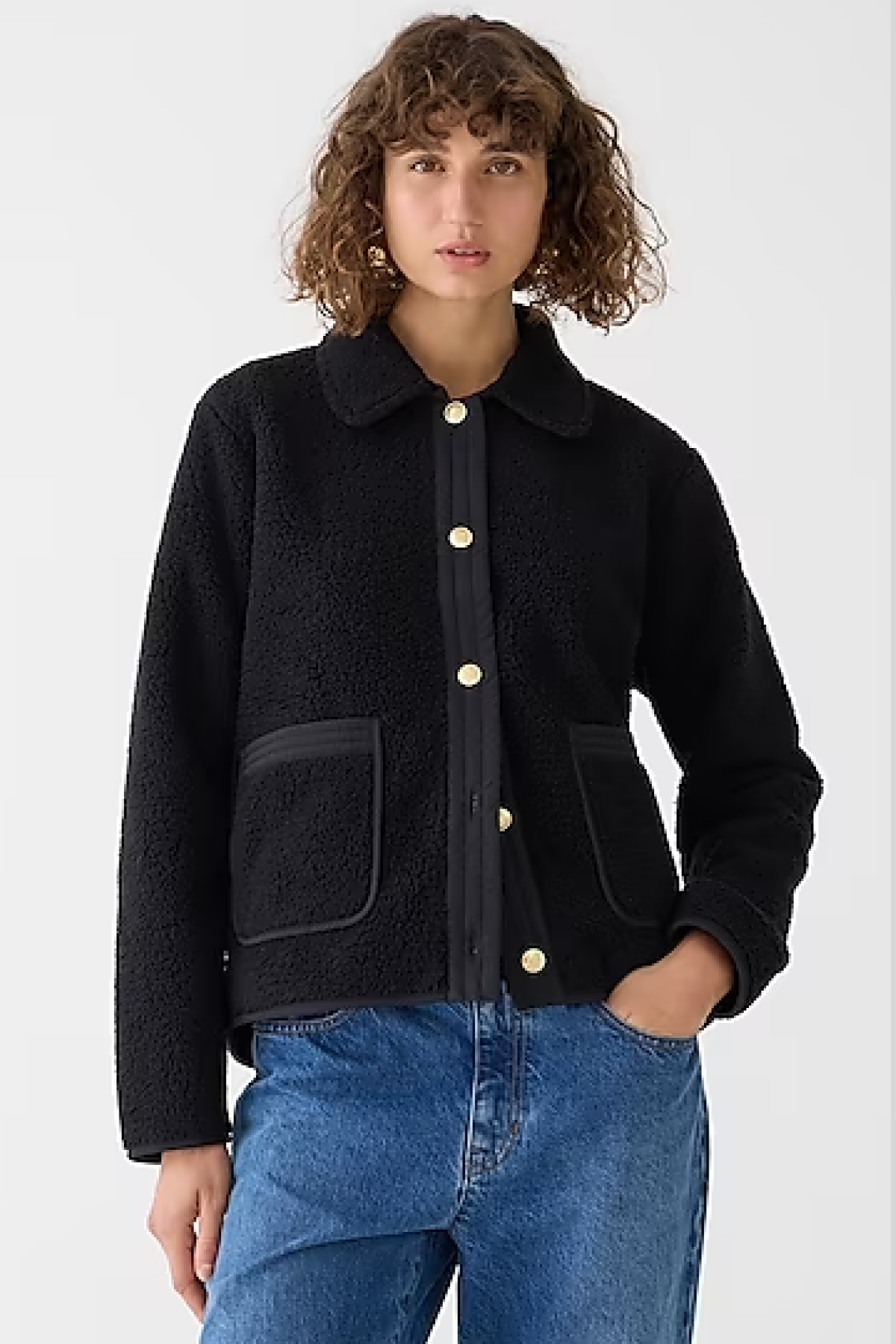 J.Crew Teddy Sherpa Lady Jacket