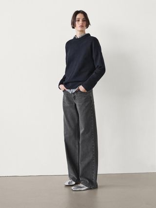 Massimo Dutti, Wool Blend Knit Sweater