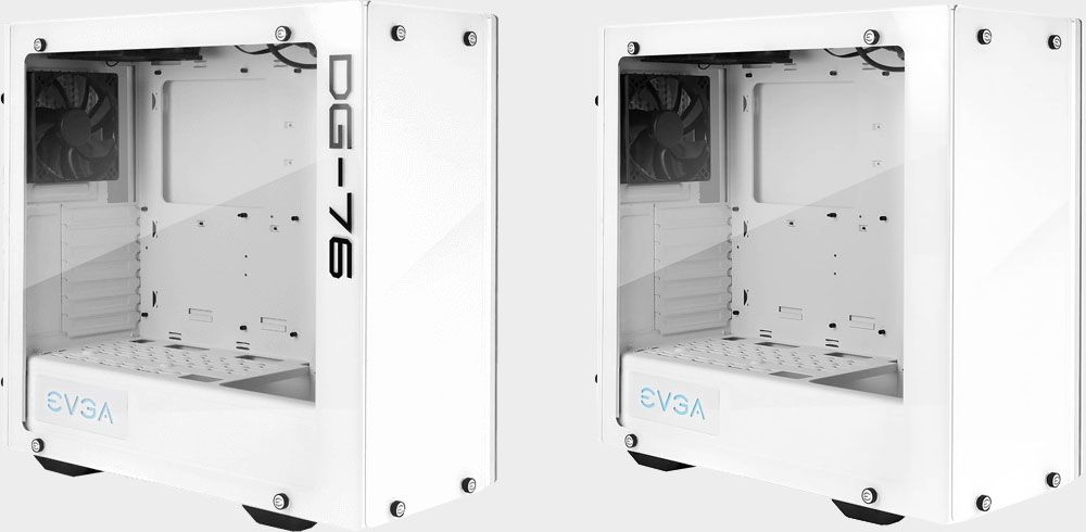 EVGA&#039;s DG-76 case in &#039;alpine white&#039; is on sale for $87