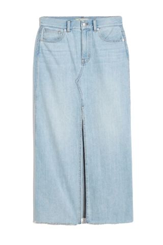 MadewellThe Rilee Denim Midi Skirt (Was $110) 