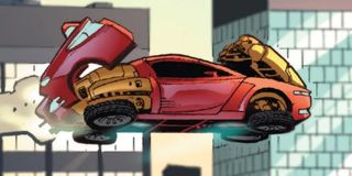 Tony Stark's Model 52 is both an Iron Man suit and a flying car